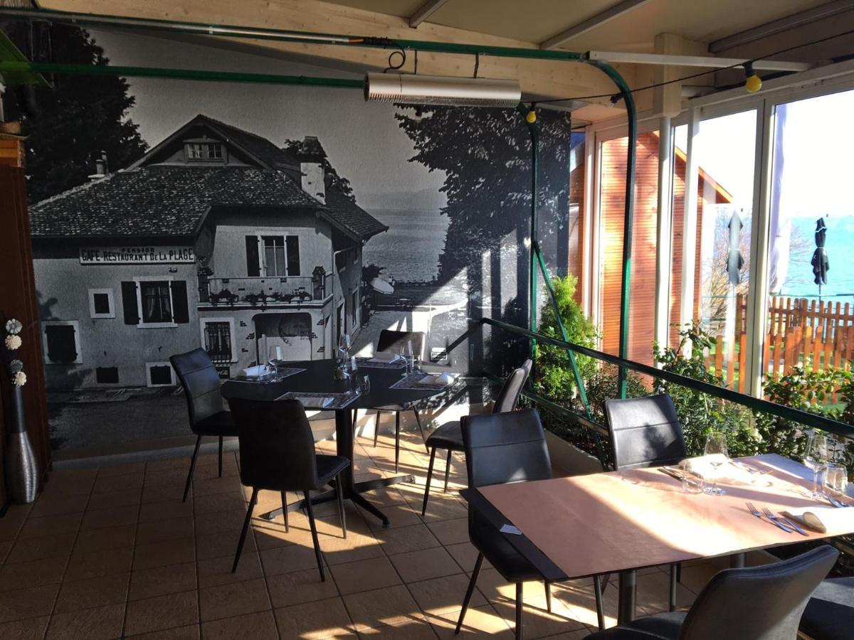Hotel Restaurant de la Plage Gland Extérieur photo