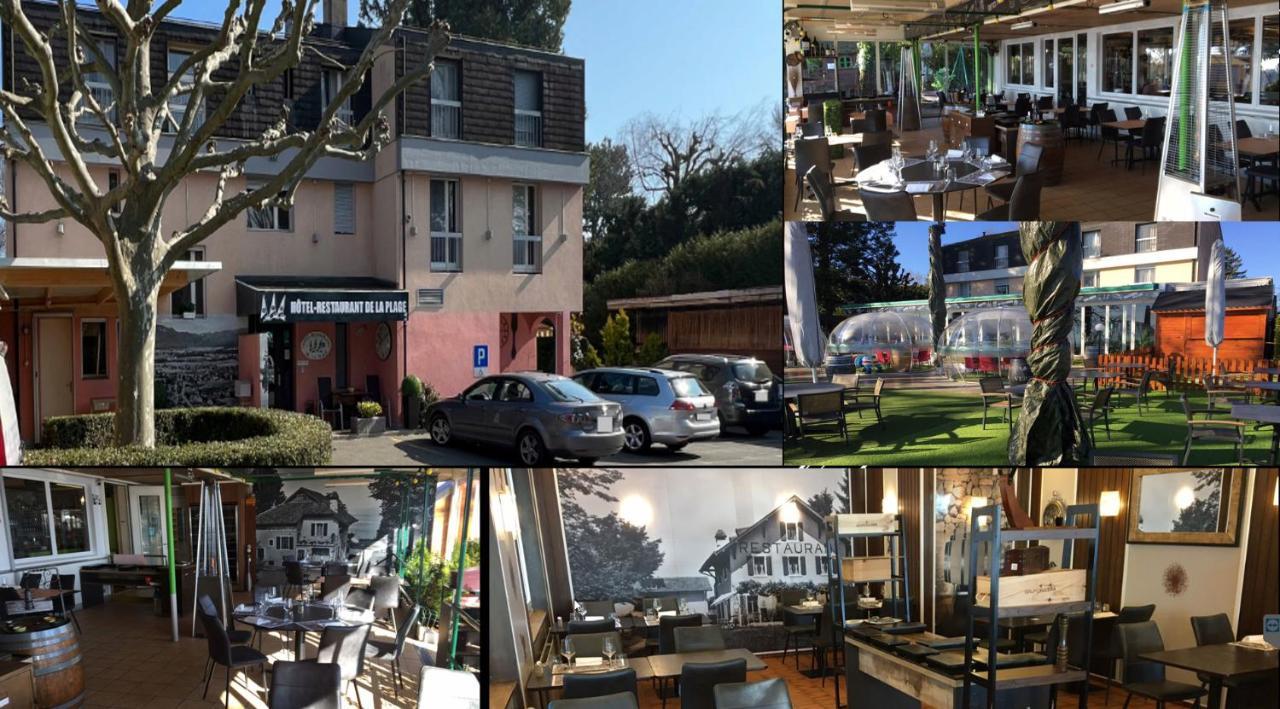 Hotel Restaurant de la Plage Gland Extérieur photo